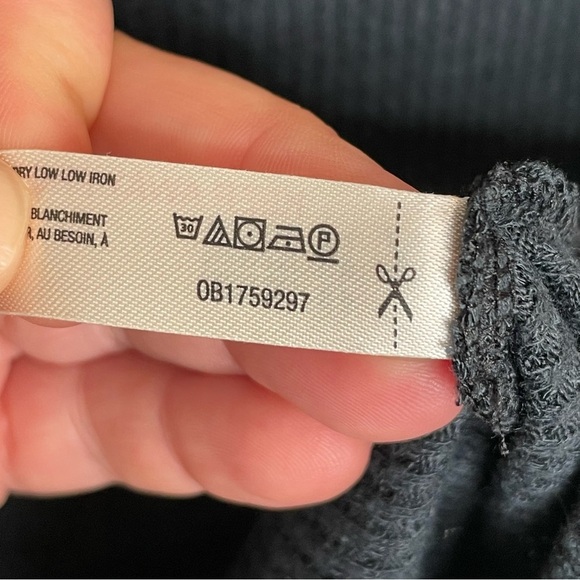 Free People Make It Easy Thermal Top in Black S - Picture 15 of 15